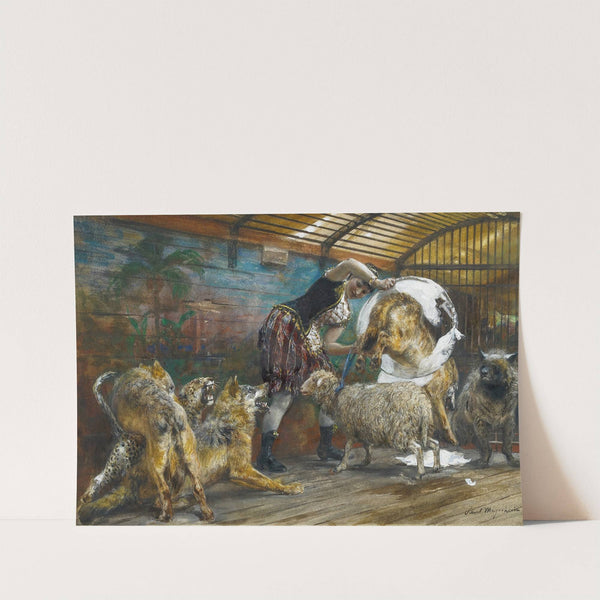 Die Dompteuse by Paul Friedrich Meyerheim