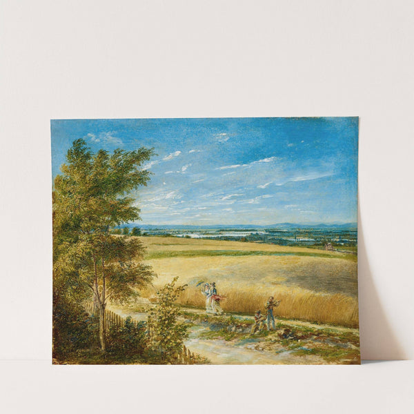 Die Donau mit der alten Reichsbrücke by Karl Joseph Aloys Agricola