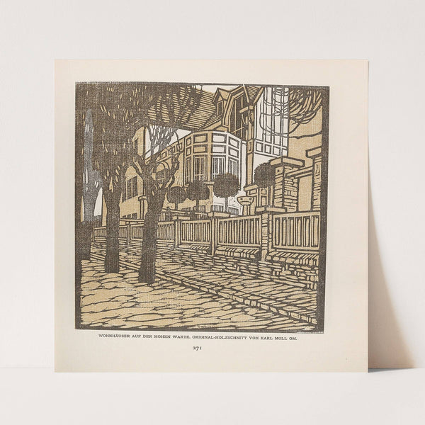 Die Dr. Seipel-Straße in Mödling (1942) by Carl Moll