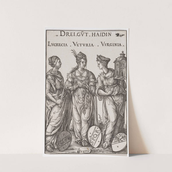 Die drei guten Haidinnen by Hans Burgkmair The Elder