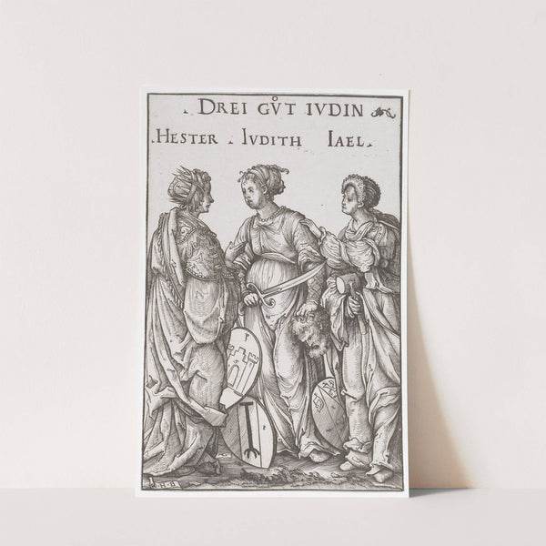 Die drei guten Jüdinnen by Hans Burgkmair The Elder