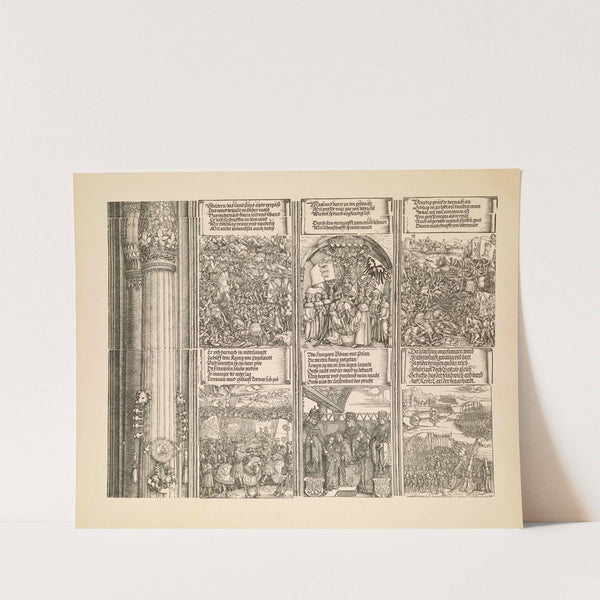 Die Ehrenpforte des Kaisers Maximilian I Pl.05 (1885) by Eduard Chmelarz