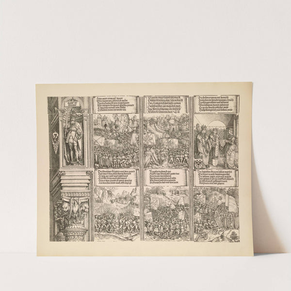 Die Ehrenpforte des Kaisers Maximilian I Pl.06 (1885) by Eduard Chmelarz