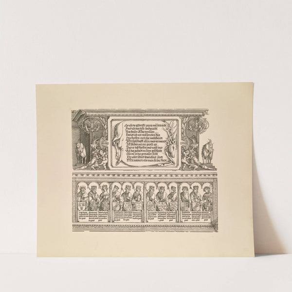 Die Ehrenpforte des Kaisers Maximilian I Pl.07 (1885) by Eduard Chmelarz