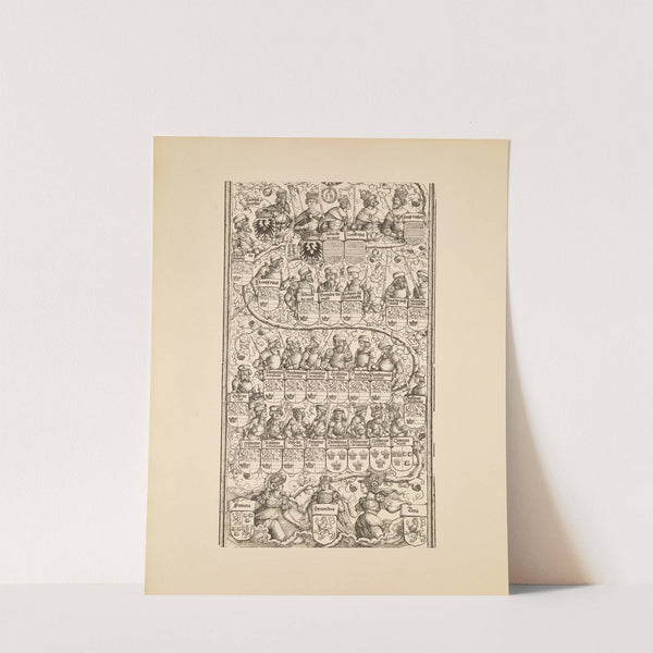 Die Ehrenpforte des Kaisers Maximilian I Pl.12 (1885) by Eduard Chmelarz