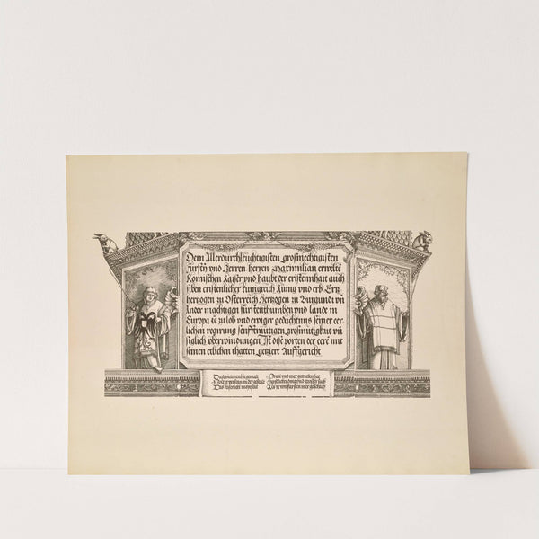 Die Ehrenpforte des Kaisers Maximilian I Pl.14 (1885) by Eduard Chmelarz