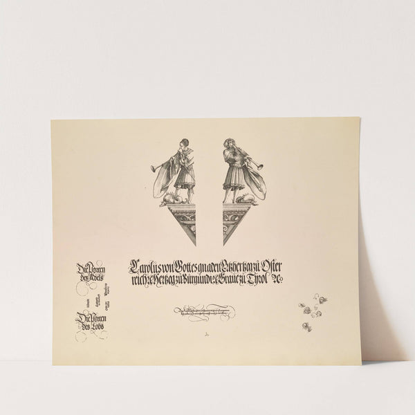 Die Ehrenpforte des Kaisers Maximilian I Pl.16 (1885) by Eduard Chmelarz