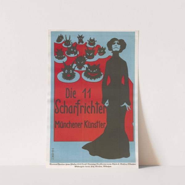 Die elf Scharfrichter. Münchener Künstler by Thomas Theodor Heine