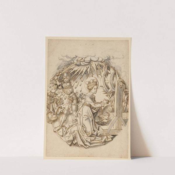 Die Enthauptung der hl. Katharina by Hans Holbein The Elder