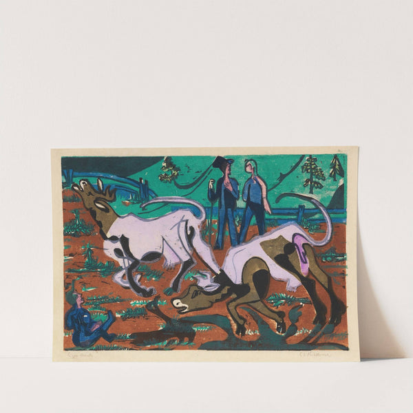 Die Entscheidung by Ernst Ludwig Kirchner