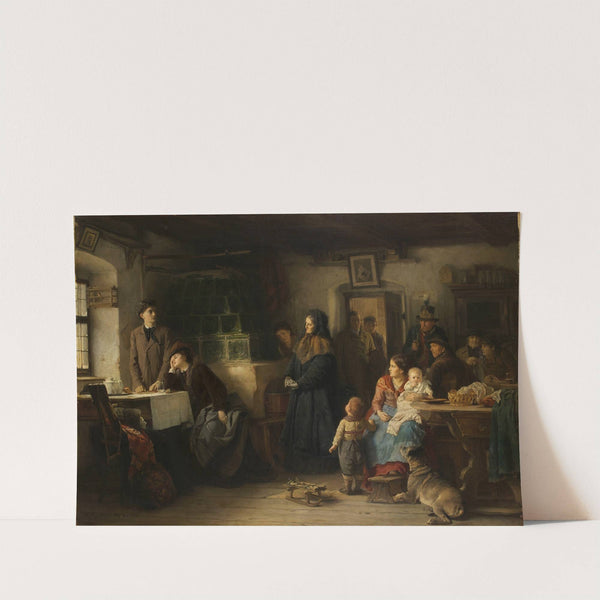 Die ereilten Flüchtlinge by Eduard Kurzbauer