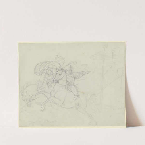 Die Erscheinung am Rabenstein (1811) by Peter von Cornelius