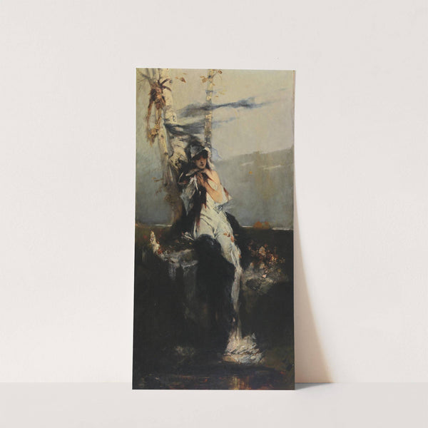Die Erwartung by Raphael von Ambros