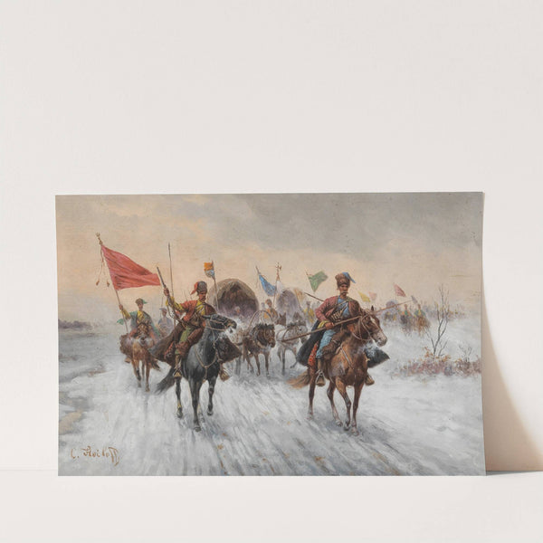 Die Escorte by Adolf Baumgartner-Stoiloff