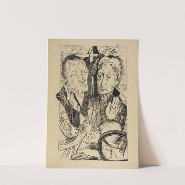 Die Familie (Familie Beckmann) (1919) by Max Beckmann