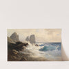 Die Faraglioni-Felsen vor der Küste von Capri (1874) by Edward Theodore Compton
