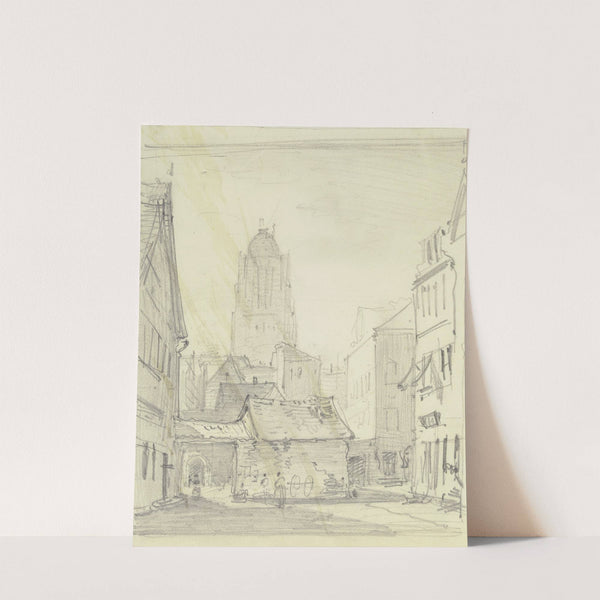 Die Fleischgasse in Frankfurt am Main by Carl Morgenstern