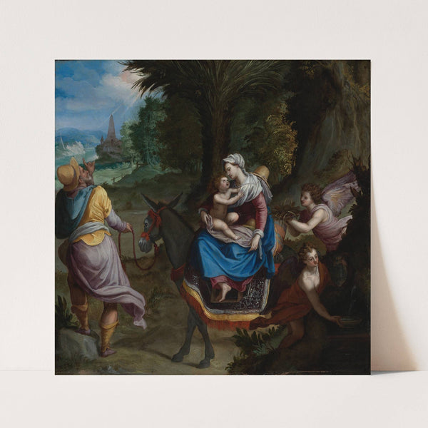 Die Flucht nach Ägypten (1595) by Alessandro Allori