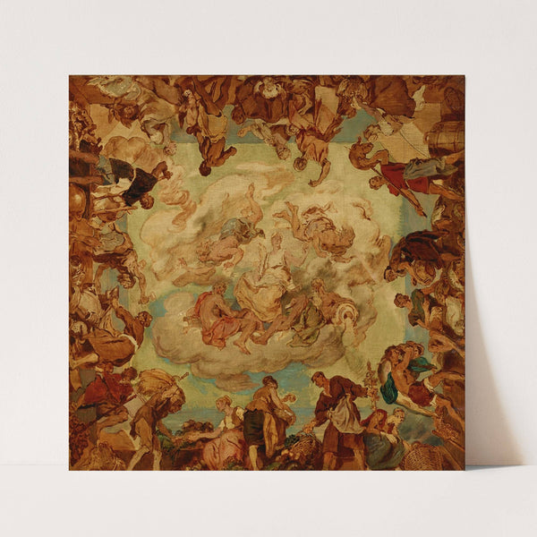 Die Fruchtbarkeit, umgeben von den vier Elementen (1875-1880) by Hans Canon