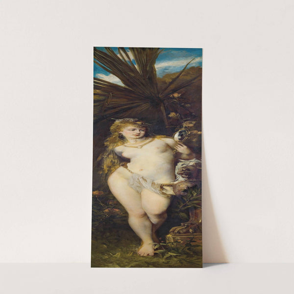 Die fünf Sinne; Das Gesicht by Hans Makart