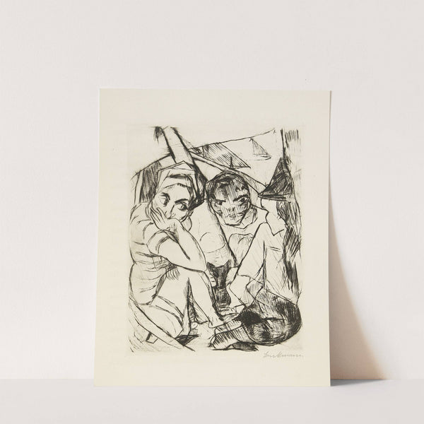 Die Fürstin (1918) by Max Beckmann