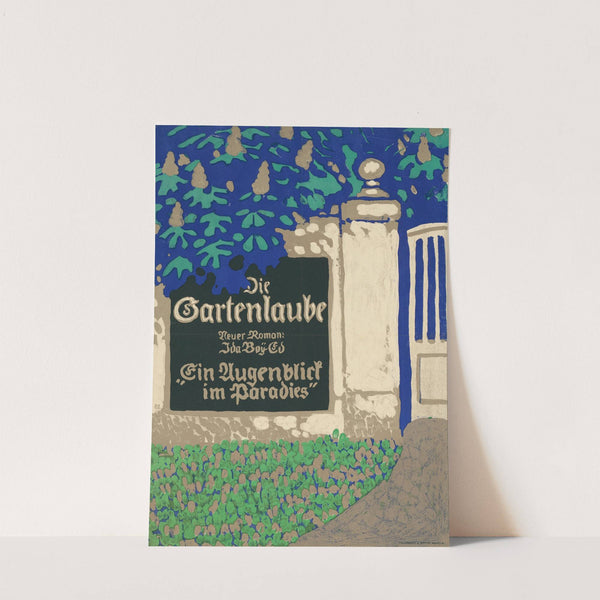 Die Gartenlaube. Neuer Roman; Ida Boy-Ed ‘Ein Augenblick im Paradies’ (1908) by Paul Scheurich