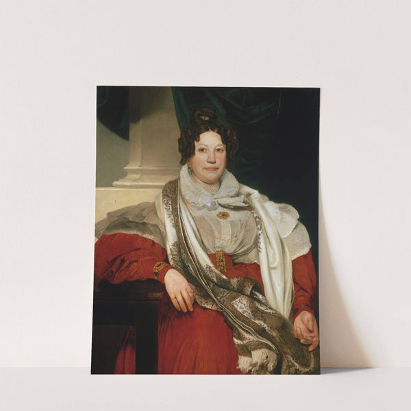 Die Gastwirtin Barbara Meyer (1836) by Johann Baptist Reiter