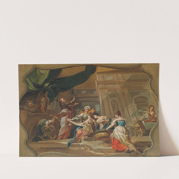 Die Geburt des Johannes (1755) by Franz Anton Zeiller