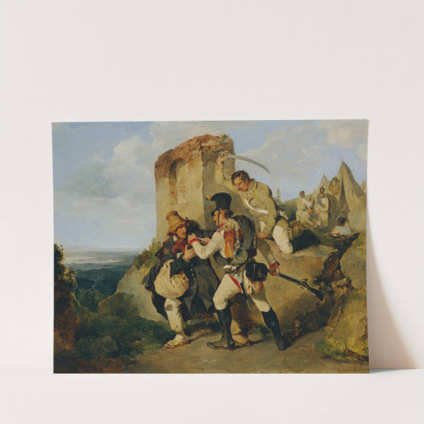 Die Gefangennahme des Spions by Carl Schindler