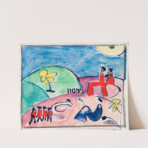 Die gelbe Blume by Hermann Stenner