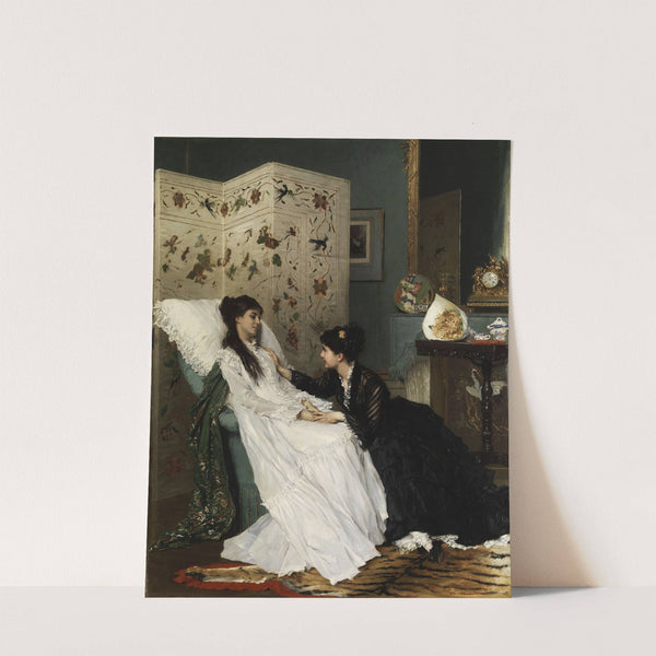 Die Genesung by Gustave Léonard de Jonghe
