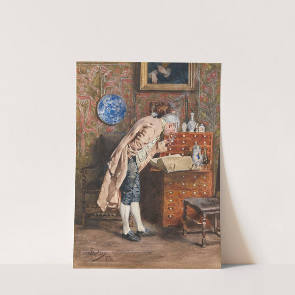 Die genüßliche Lektüre (1879.) by Franz Skarbina