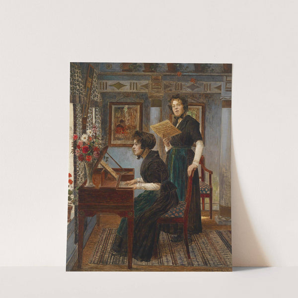 Die Gesangsstunde by Walther Firle