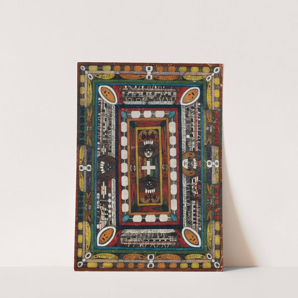 Die Geschäfts=Verkehr, Handels und Industriereiche Insel, Korfu, im baltischen Meer (1919) by Adolf Wölfli