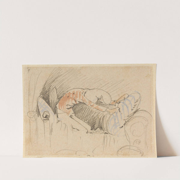 Die gestörte, aber glücklich wieder errungene Nachtruhe (Der Floh); 7 by Wilhelm Busch