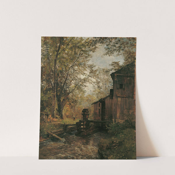 Die Gosaumühle bei Ischl by Emil Jakob Schindler