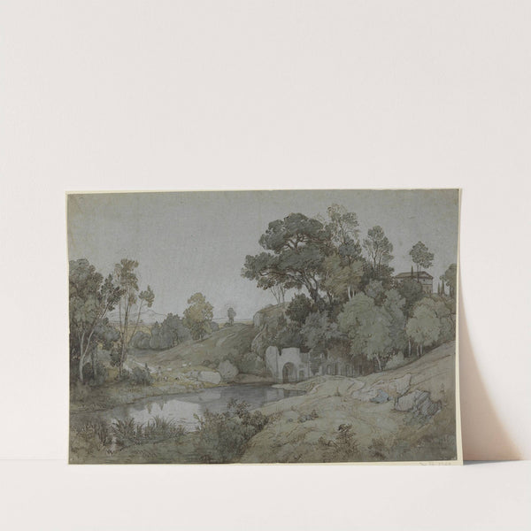 Die Grotte der Egeria (1840) by Johann Wilhelm Schirmer