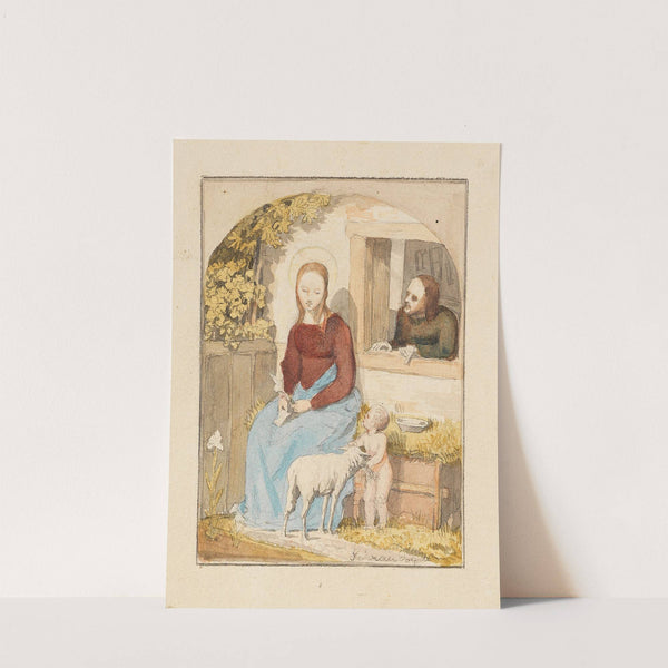 Die heilige Familie (Ca. 1830) by Johann von Schraudolph