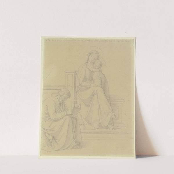 Die Heilige Familie, Joseph lesend by Philipp Veit