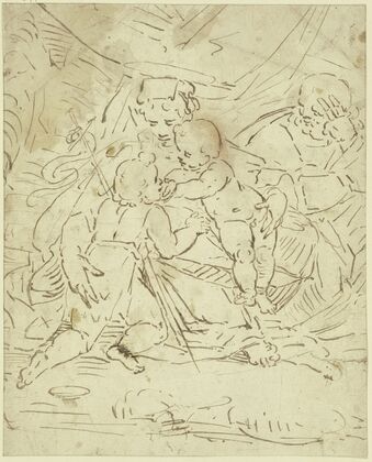 Die Heilige Familie mit dem Johannesknaben