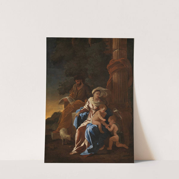 Die Heilige Familie mit dem Johannesknaben by Nicolas Poussin