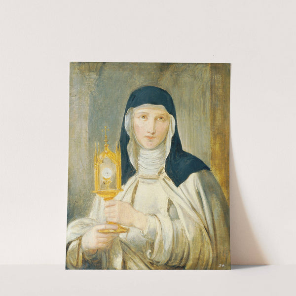 Die heilige Katharina mit Monstranz by Joseph Hasslwander