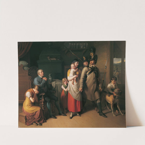 Die Heimkehr des Landwehrmannes by Johann Peter Krafft