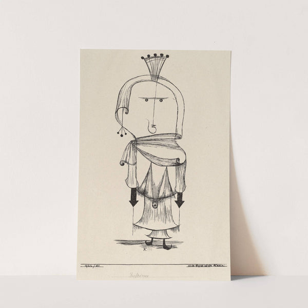 Die Hexe mit dem Kamm (Witch with a Comb) by Paul Klee