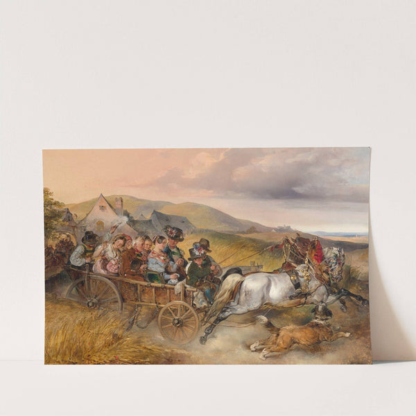 Die Hochzeitsfahrt by Carl Schindler