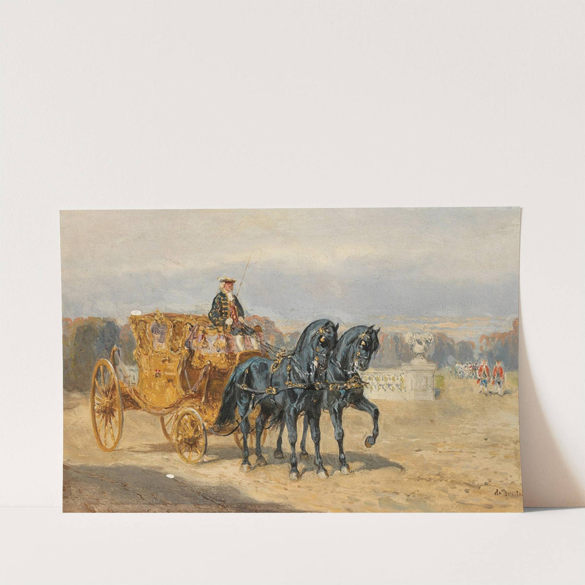 Die Hofkutsche by Alexander Von Bensa