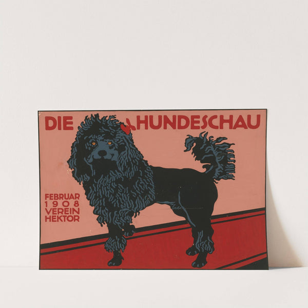 Die Hundeschau Februar 1908 Verein Hektor (1908) by Julius Klinger