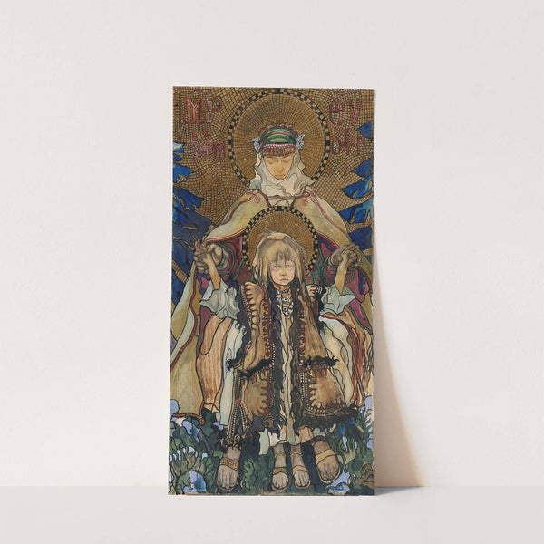 Die Huzulische Madonna by Kazimierz Sichulski