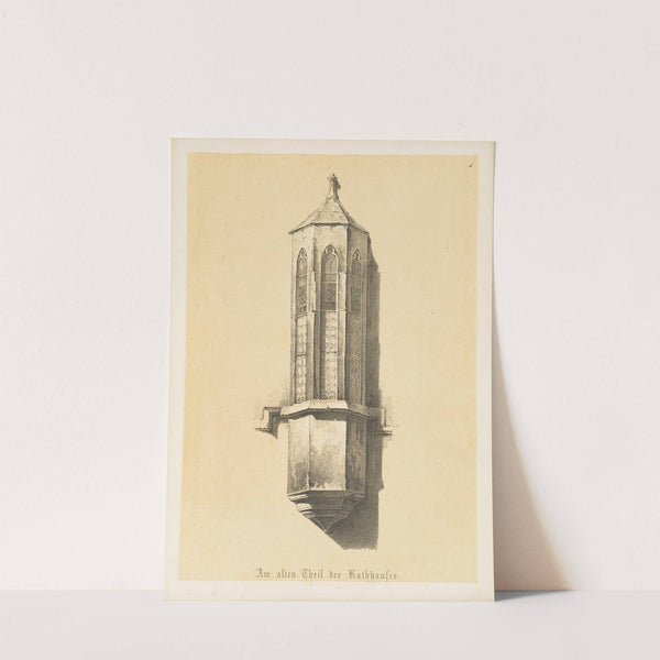 Die interessantesten Chörlein an Nürnberg’s mittelalterlichen Gebäuden Pl.01 (1850) by Friedrich Mayer