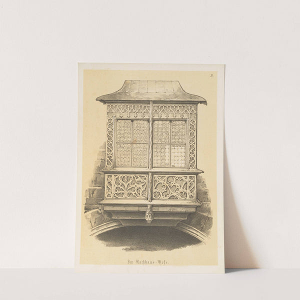 Die interessantesten Chörlein an Nürnberg’s mittelalterlichen Gebäuden Pl.02 (1850) by Friedrich Mayer